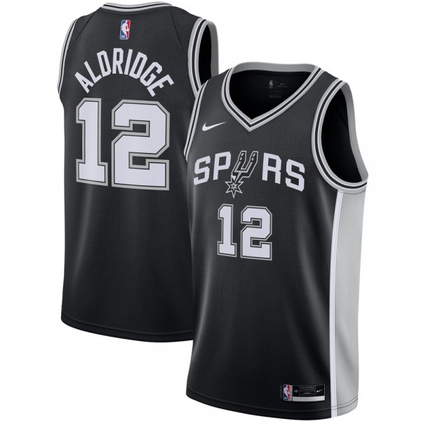 San Antonio Spurs Trikot LaMarcus Aldridge 12 2020-2021 Nike Icon Edition Swingman - Herren